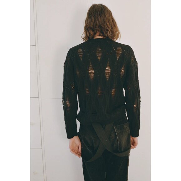 Maryam Nassir Zadeh Monti Sweater Black Size XS NWT - Picture 3 of 6